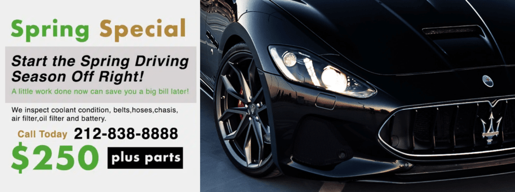 Expert Maserati collision repair in NYC. We are the #1 Maserati dealer alternative for Maserati collision repair and auto-paint in NYC. We do everything the dealer can do and more. Let us help make your Maserati look and run like its new again. Call us we can help.