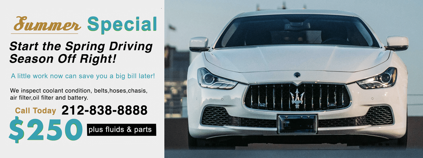 independent Maserati dealer alternative service NYC.